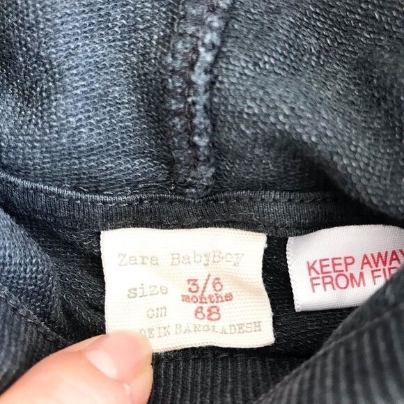 Zara real friends hooded top EUC 3-6 months - Picture 3 of 4